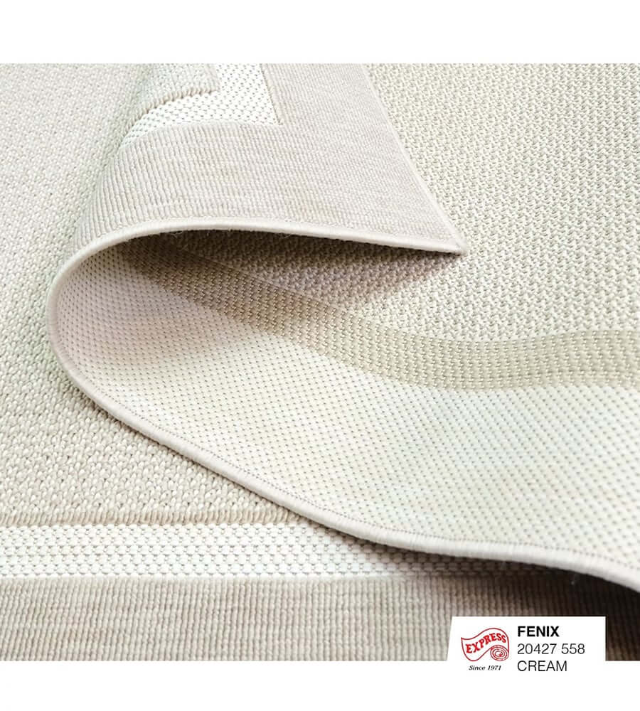 พรมปูพื้น EXPRESS CARPET รุ่น FENIX รหัส 20427 558 L1 ขนาด 200X290 ซม. หนา 4 มม.  สีครีม