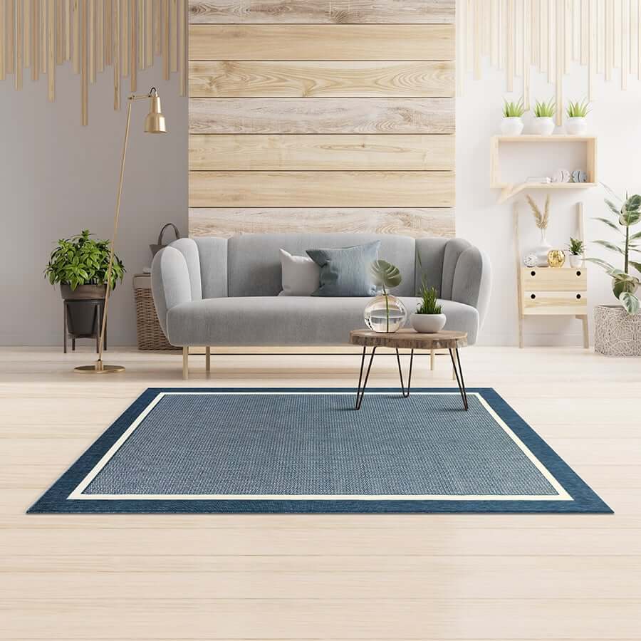 พรมปูพื้น EXPRESS CARPET รุ่น FENIX รหัส 20427 994 M ขนาด 120X170 ซม. หนา 4 มม.  สีน้ำเงิน