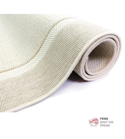 พรมปูพื้น EXPRESS CARPET รุ่น FENIX รหัส 20427 558 L1 ขนาด 200X290 ซม. หนา 4 มม.  สีครีม_2