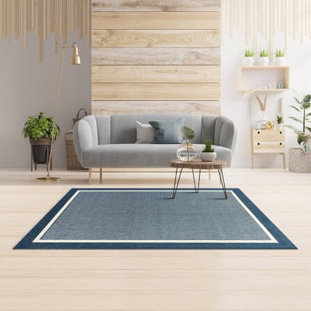 พรมปูพื้น EXPRESS CARPET รุ่น FENIX รหัส 20427 994 M ขนาด 120X170 ซม. หนา 4 มม.  สีน้ำเงิน_1