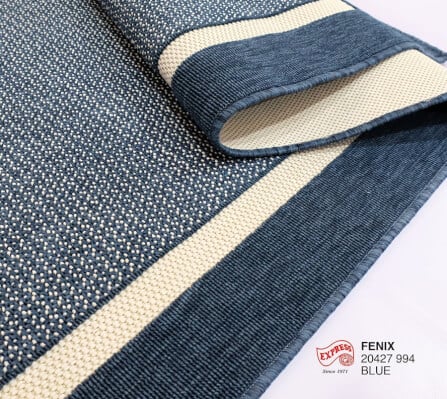 พรมปูพื้น EXPRESS CARPET รุ่น FENIX รหัส 20427 994 M ขนาด 120X170 ซม. หนา 4 มม.  สีน้ำเงิน_3