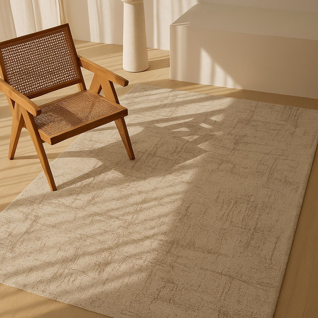 พรมปูพื้น EXPRESS CARPET รุ่น GROOVE รหัส C1004 350 ขนาด 200X290 ซม.หนา 4 มม. สีครีมน้ำตาล_5