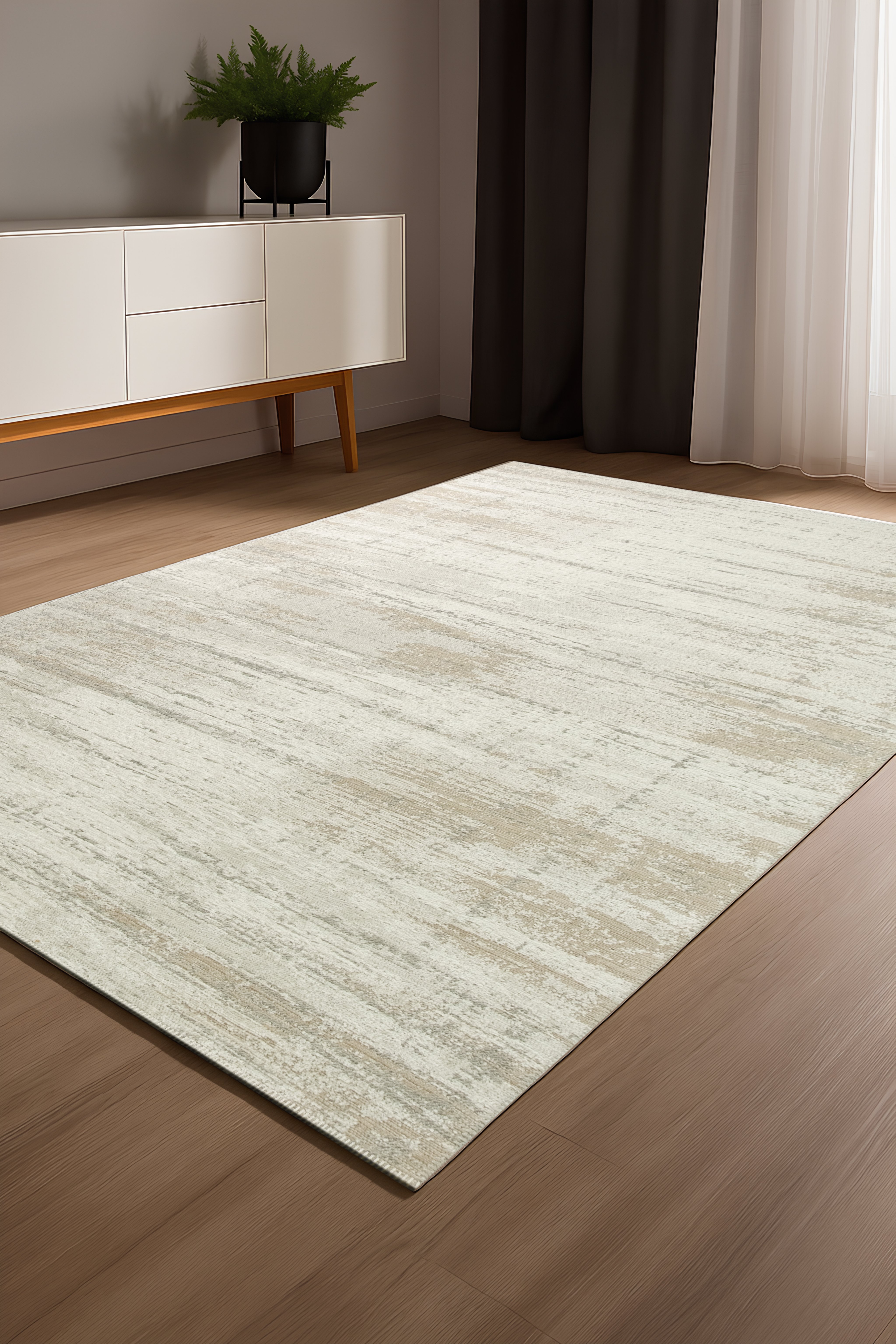 พรมปูพื้น EXPRESS CARPET รุ่น GROOVE รหัส C1006 350 ขนาด 200X290 ซม.หนา 4 มม. สีครีมน้ำตาล_5