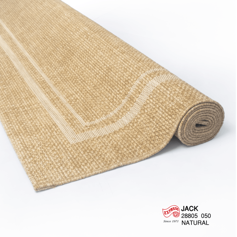 พรมปูพื้น EXPRESS CARPET รุ่น JACK รหัส 28805 050 L1 ขนาด 200X290 ซม. หนา 4 มม.  สีน้ำตาล