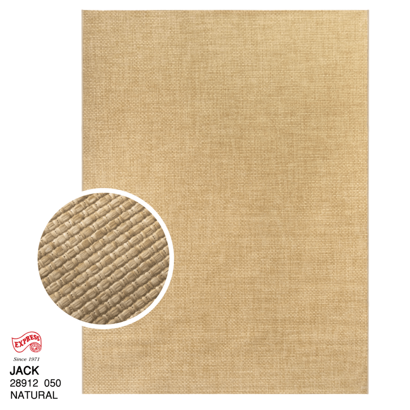 พรมปูพื้น EXPRESS CARPET รุ่น JACK รหัส 28912 050 L1 ขนาด 200X290 ซม. หนา 4 มม.  สีน้ำตาล