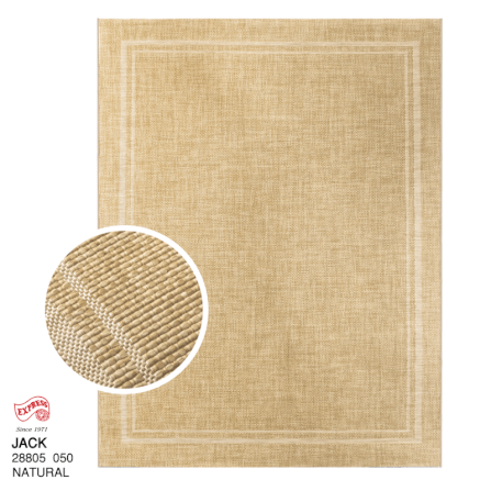 พรมปูพื้น EXPRESS CARPET รุ่น JACK รหัส 28805 050 L1 ขนาด 200X290 ซม. หนา 4 มม.  สีน้ำตาล_0