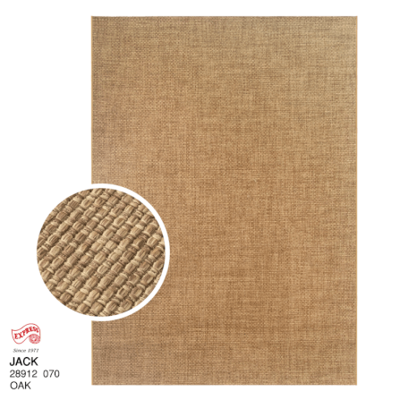 พรมปูพื้น EXPRESS CARPET รุ่น JACK รหัส 28912 070 L ขนาด 160X230 ซม. หนา 4 มม.  สีน้ำตาล_0