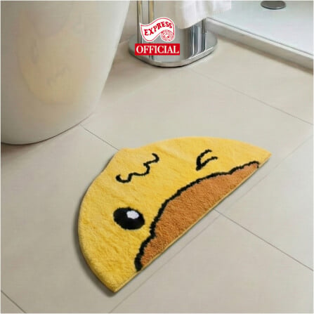 พรมเช็ดเท้าลายน้องเป็ดเหลือง EXPRESS CARPET รุ่น IDM4-1 ขนาด43X75 ซม. หนา 10-16 มม. สีเหลือง _1