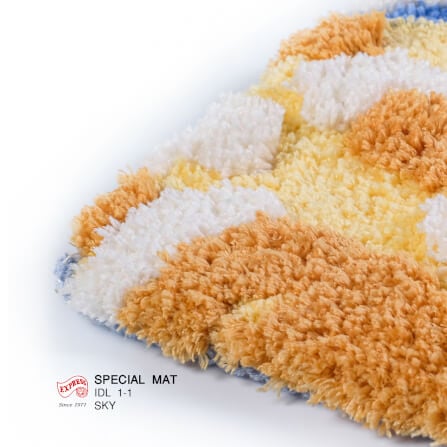 พรมเช็ดเท้าลายท้องฟ้า EXPRESS CARPET รุ่น IDL1-1 ขนาด50X120 ซม. หนา 10-20 มม. หลากสี _2
