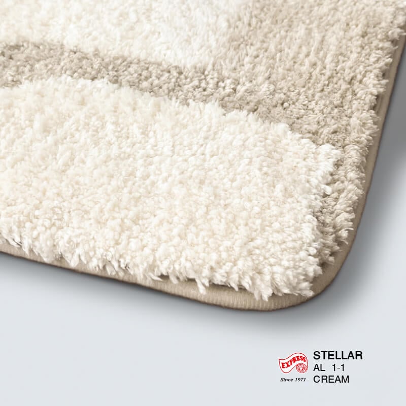พรมเช็ดเท้ายาว EXPRESS CARPET รุ่น AL1-1 ขนาด50X120 ซม. หนา 20 มม. สีครีม 