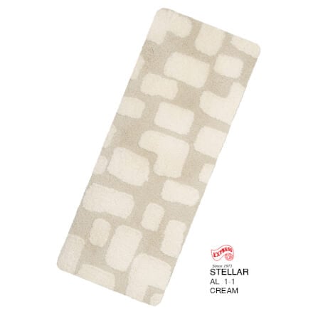 พรมเช็ดเท้ายาว EXPRESS CARPET รุ่น AL1-1 ขนาด50X120 ซม. หนา 20 มม. สีครีม _0