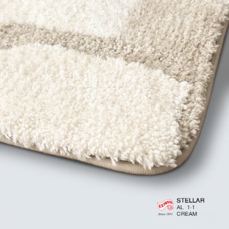 พรมเช็ดเท้ายาว EXPRESS CARPET รุ่น AL1-1 ขนาด50X120 ซม. หนา 20 มม. สีครีม _2