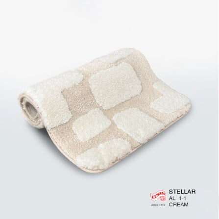 พรมเช็ดเท้ายาว EXPRESS CARPET รุ่น AL1-1 ขนาด50X120 ซม. หนา 20 มม. สีครีม _3