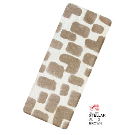 พรมเช็ดเท้ายาว EXPRESS CARPET รุ่น AL1-2 ขนาด50X120 ซม. หนา 20 มม. สีน้ำตาล _0