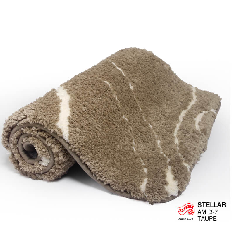 พรมเช็ดเท้าหน้าประตู EXPRESS CARPET รุ่น AM3-7 ขนาด45X70 ซม. หนา 18-23 มม. สีโทป 