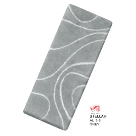 พรมเช็ดเท้ายาว EXPRESS CARPET รุ่น AL3-6 ขนาด50X120 ซม. หนา 18-23 มม. สีเทา _0