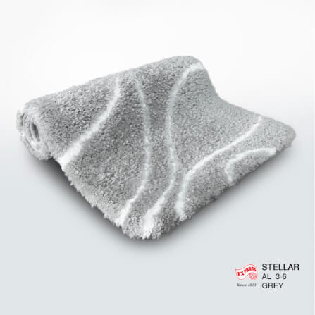 พรมเช็ดเท้ายาว EXPRESS CARPET รุ่น AL3-6 ขนาด50X120 ซม. หนา 18-23 มม. สีเทา _3