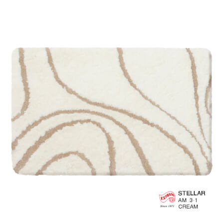 พรมเช็ดเท้าหน้าประตู EXPRESS CARPET รุ่น AM3-1 ขนาด45X70 ซม. หนา 18-23 มม. สีครีม _0
