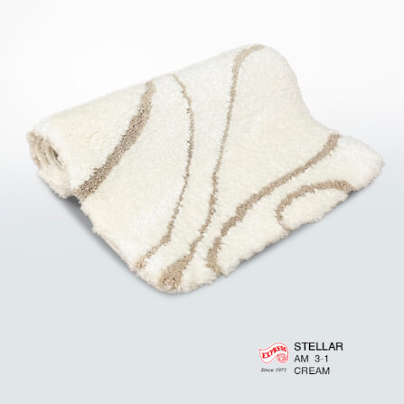 พรมเช็ดเท้าหน้าประตู EXPRESS CARPET รุ่น AM3-1 ขนาด45X70 ซม. หนา 18-23 มม. สีครีม _3