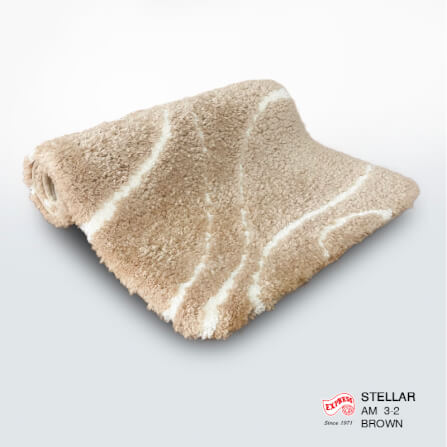 พรมเช็ดเท้าหน้าประตู EXPRESS CARPET รุ่น AM3-2 ขนาด45X70 ซม. หนา 18-23 มม. สีน้ำตาล _3