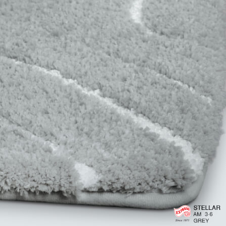 พรมเช็ดเท้าหน้าประตู EXPRESS CARPET รุ่น AM3-6 ขนาด45X70 ซม. หนา 18-23 มม. สีเทา _2