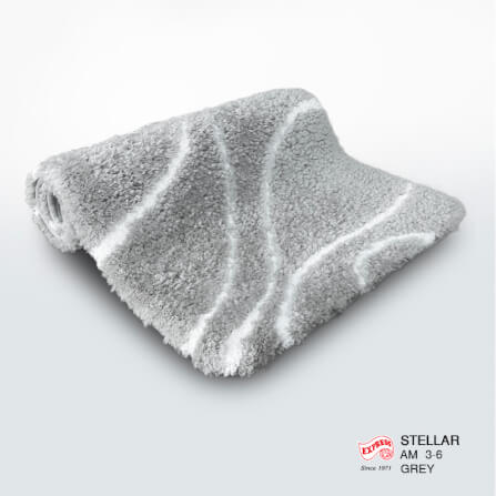 พรมเช็ดเท้าหน้าประตู EXPRESS CARPET รุ่น AM3-6 ขนาด45X70 ซม. หนา 18-23 มม. สีเทา _3