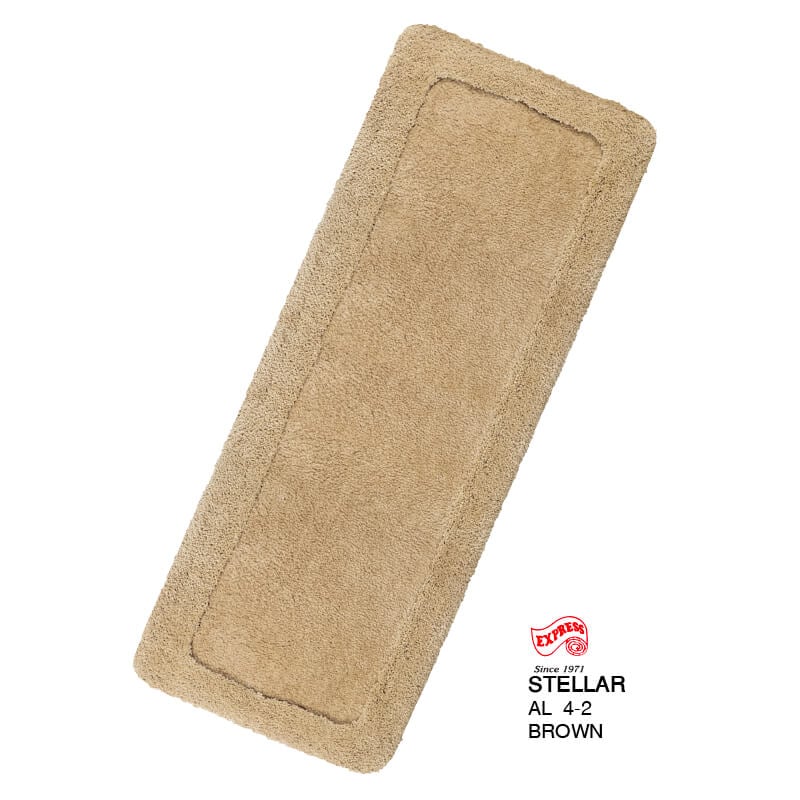 พรมเช็ดเท้ายาว EXPRESS CARPET รุ่น AL4-2 ขนาด50X120 ซม. หนา 20-30 มม. สีน้ำตาล 