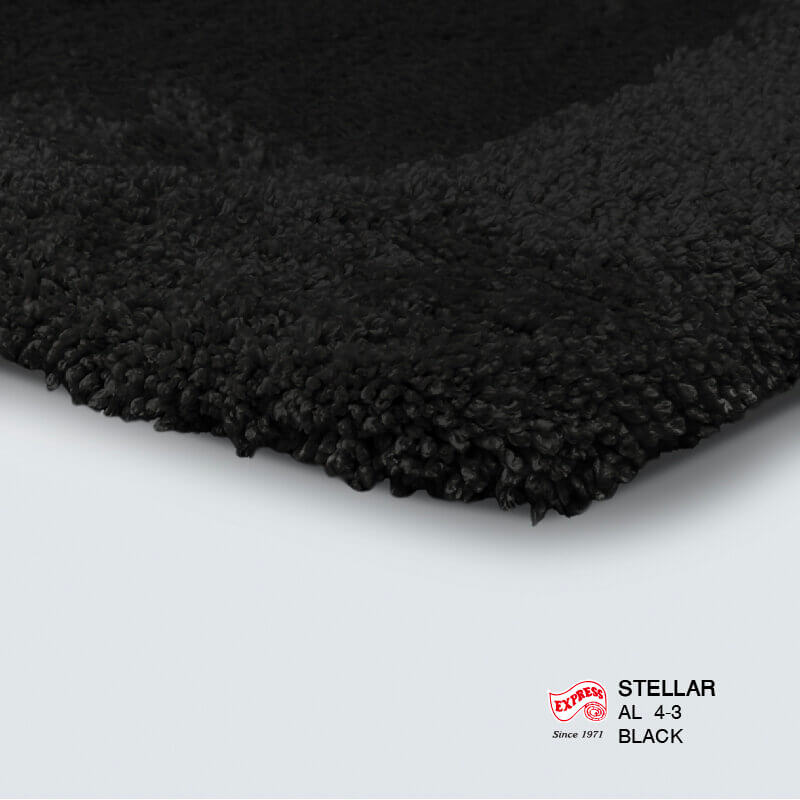 พรมเช็ดเท้ายาว EXPRESS CARPET รุ่น AL4-3 ขนาด50X120 ซม. หนา 20-30 มม. สีดำ 