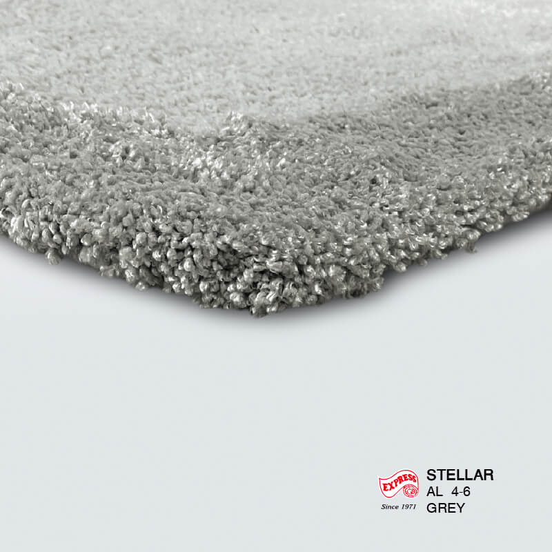พรมเช็ดเท้ายาว EXPRESS CARPET รุ่น AL4-6 ขนาด50X120 ซม. หนา 20-30 มม. สีเทา 