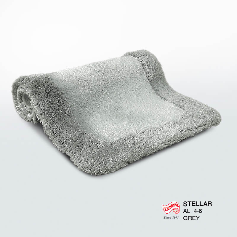 พรมเช็ดเท้ายาว EXPRESS CARPET รุ่น AL4-6 ขนาด50X120 ซม. หนา 20-30 มม. สีเทา 