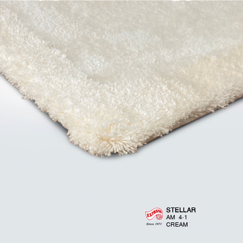 พรมเช็ดเท้าหน้าประตู EXPRESS CARPET รุ่น AM4-1 ขนาด45X70 ซม. หนา 20-30 มม. สีครีม 
