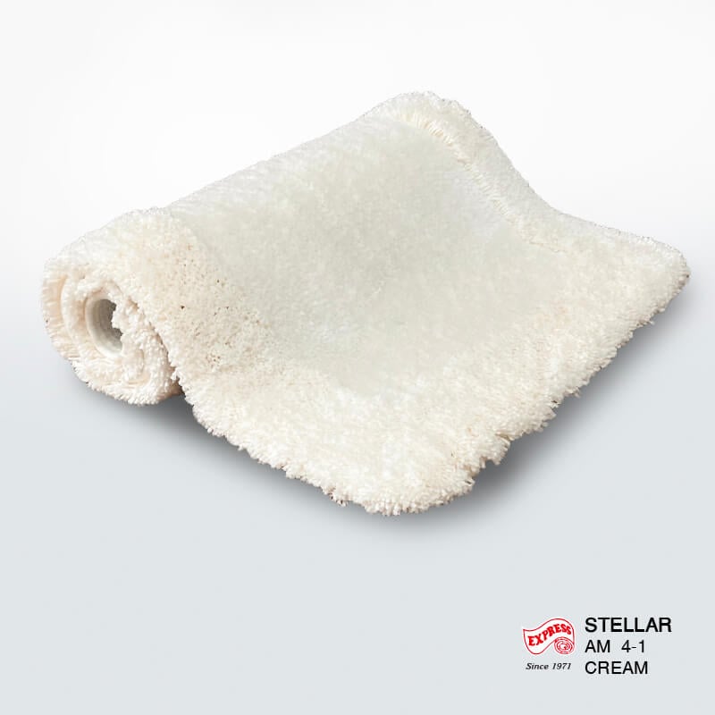 พรมเช็ดเท้าหน้าประตู EXPRESS CARPET รุ่น AM4-1 ขนาด45X70 ซม. หนา 20-30 มม. สีครีม 