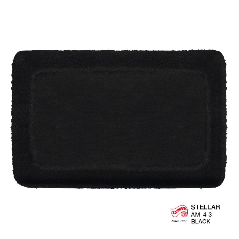 พรมเช็ดเท้าหน้าประตู EXPRESS CARPET รุ่น AM4-3 ขนาด45X70 ซม. หนา 20-30 มม. สีดำ 