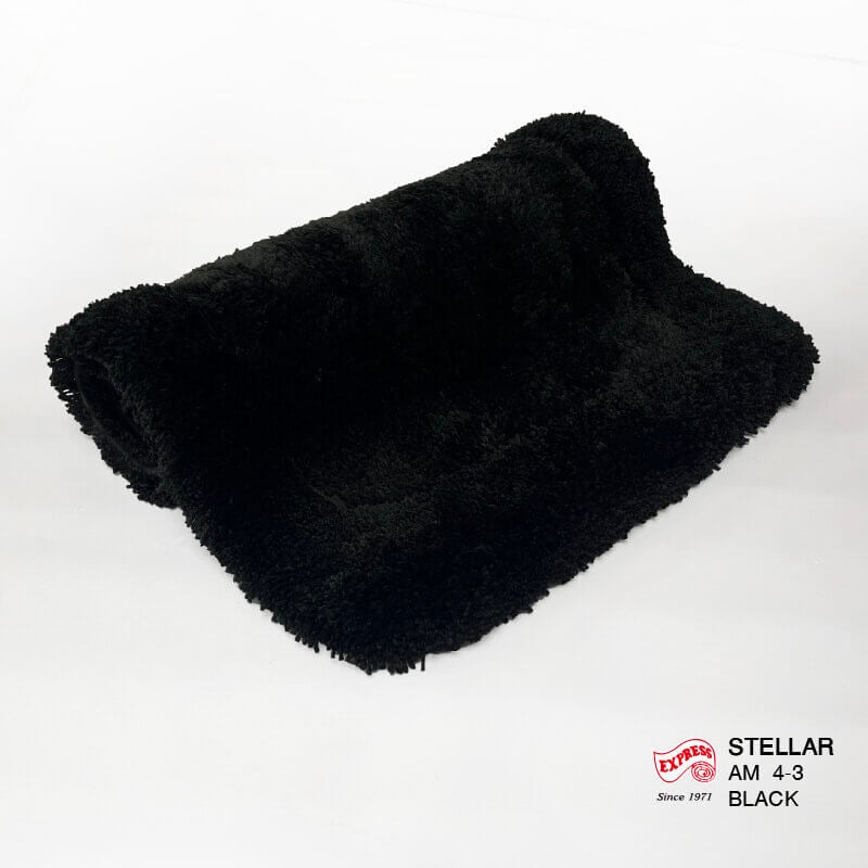 พรมเช็ดเท้าหน้าประตู EXPRESS CARPET รุ่น AM4-3 ขนาด45X70 ซม. หนา 20-30 มม. สีดำ 