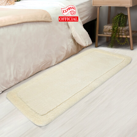 พรมเช็ดเท้ายาว EXPRESS CARPET รุ่น AL4-1 ขนาด50X120 ซม. หนา 20-30 มม. สีครีม _1