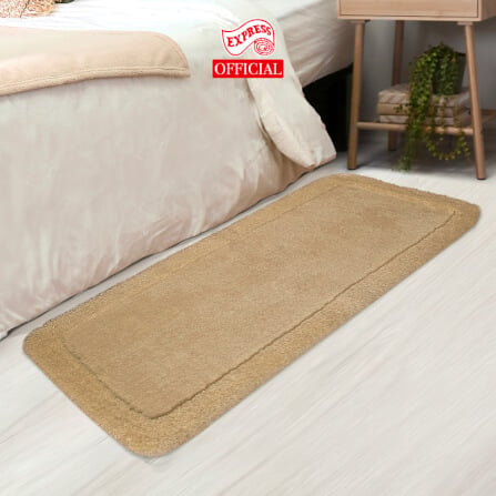 พรมเช็ดเท้ายาว EXPRESS CARPET รุ่น AL4-2 ขนาด50X120 ซม. หนา 20-30 มม. สีน้ำตาล _1