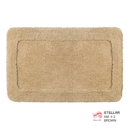 พรมเช็ดเท้าหน้าประตู EXPRESS CARPET รุ่น AM4-2 ขนาด45X70 ซม. หนา 20-30 มม. สีน้ำตาล _0