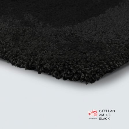 พรมเช็ดเท้าหน้าประตู EXPRESS CARPET รุ่น AM4-3 ขนาด45X70 ซม. หนา 20-30 มม. สีดำ _2