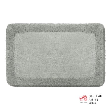 พรมเช็ดเท้าหน้าประตู EXPRESS CARPET รุ่น AM4-6 ขนาด45X70 ซม. หนา 20-30 มม. สีเทา _0