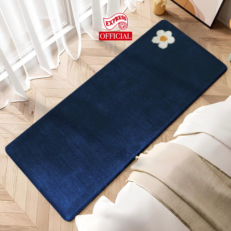 พรมเช็ดเท้ายาว EXPRESS CARPET รุ่น AL6-2 ขนาด50X120 ซม. หนา 20 มม. สีน้ำเงิน 