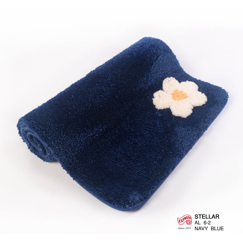 พรมเช็ดเท้ายาว EXPRESS CARPET รุ่น AL6-2 ขนาด50X120 ซม. หนา 20 มม. สีน้ำเงิน 