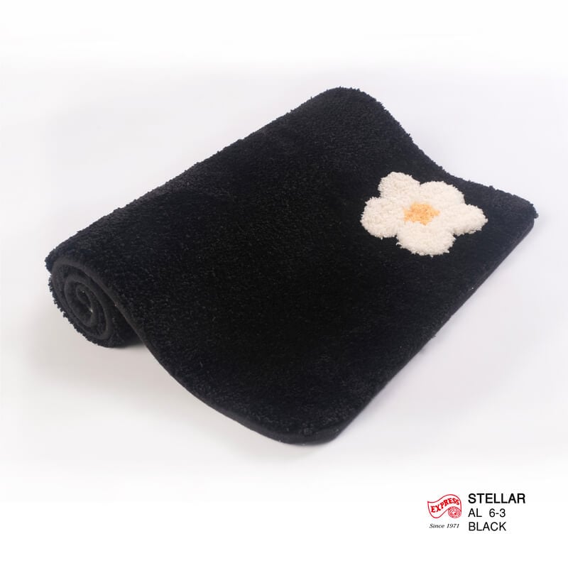 พรมเช็ดเท้ายาว EXPRESS CARPET รุ่น AL6-3 ขนาด50X120 ซม. หนา 20 มม. สีดำ 