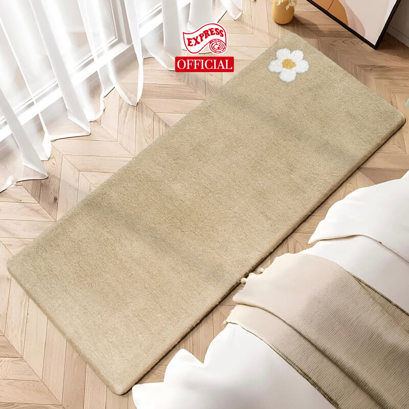 พรมเช็ดเท้ายาว EXPRESS CARPET รุ่น AL6-4 ขนาด50X120 ซม. หนา 20 มม. สีน้ำตาล 