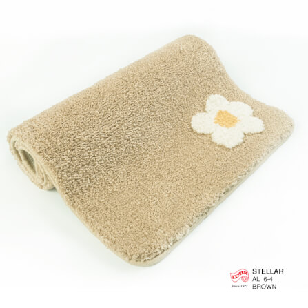 พรมเช็ดเท้ายาว EXPRESS CARPET รุ่น AL6-4 ขนาด50X120 ซม. หนา 20 มม. สีน้ำตาล _3