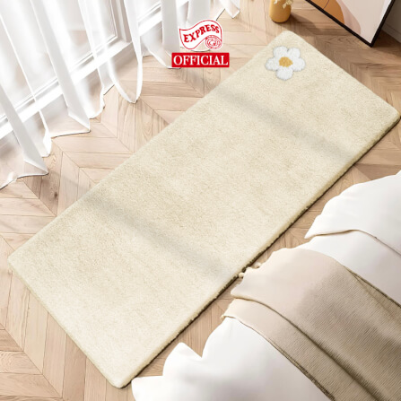 พรมเช็ดเท้ายาว EXPRESS CARPET รุ่น AL6-5 ขนาด50X120 ซม. หนา 20 มม. สีครีม _1