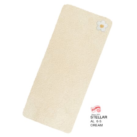 พรมเช็ดเท้ายาว EXPRESS CARPET รุ่น AL6-5 ขนาด50X120 ซม. หนา 20 มม. สีครีม _0