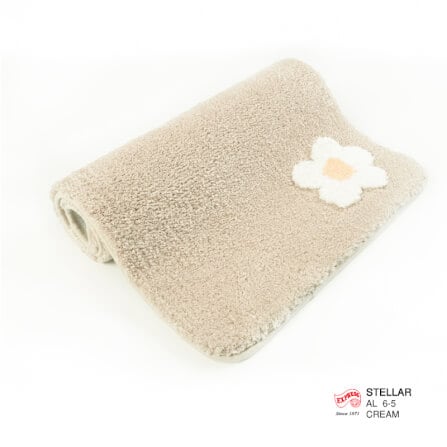 พรมเช็ดเท้ายาว EXPRESS CARPET รุ่น AL6-5 ขนาด50X120 ซม. หนา 20 มม. สีครีม _3