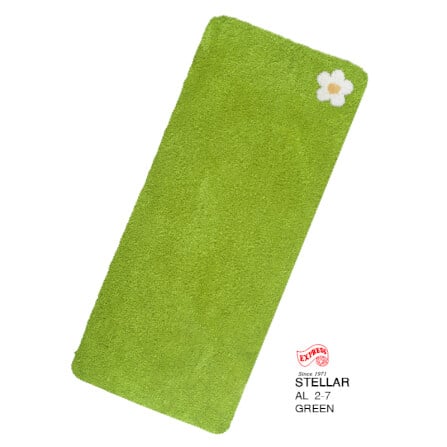 พรมเช็ดเท้ายาว EXPRESS CARPET รุ่น AL6-7 ขนาด50X120 ซม. หนา 20 มม. สีเขียว _0