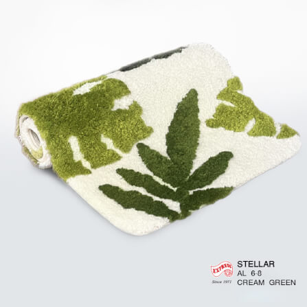 พรมเช็ดเท้ายาว EXPRESS CARPET รุ่น AL6-8 ขนาด50X120 ซม. หนา 18-23 มม. สีเขียว _3