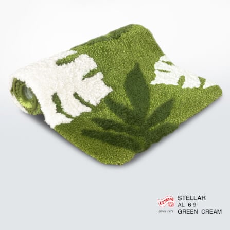 พรมเช็ดเท้ายาว EXPRESS CARPET รุ่น AL6-9 ขนาด50X120 ซม. หนา 18-23 มม. สีเขียว _3